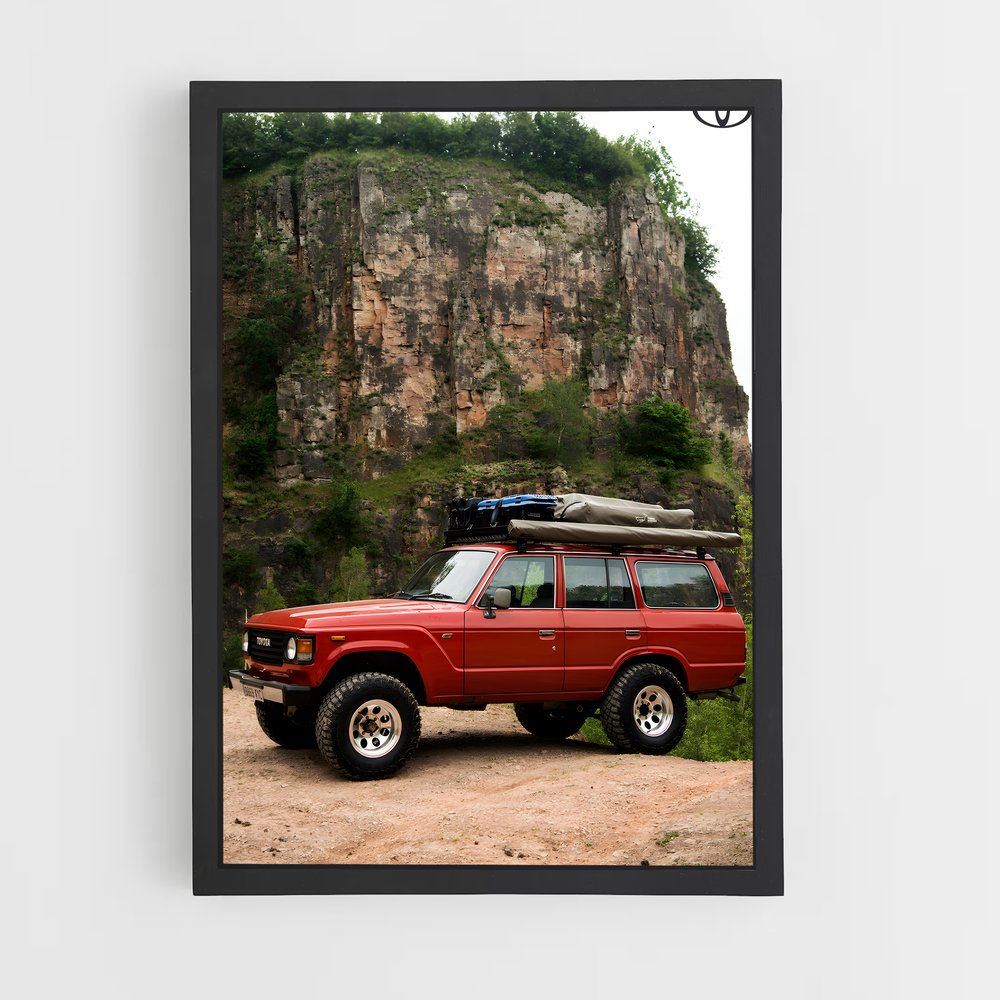 Poster splendide Land Cruiser – affiche Toyota (vue 2)